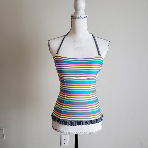 Red Camel Women's Stripe Backless Tank Top Size S - Picture 4 of 4